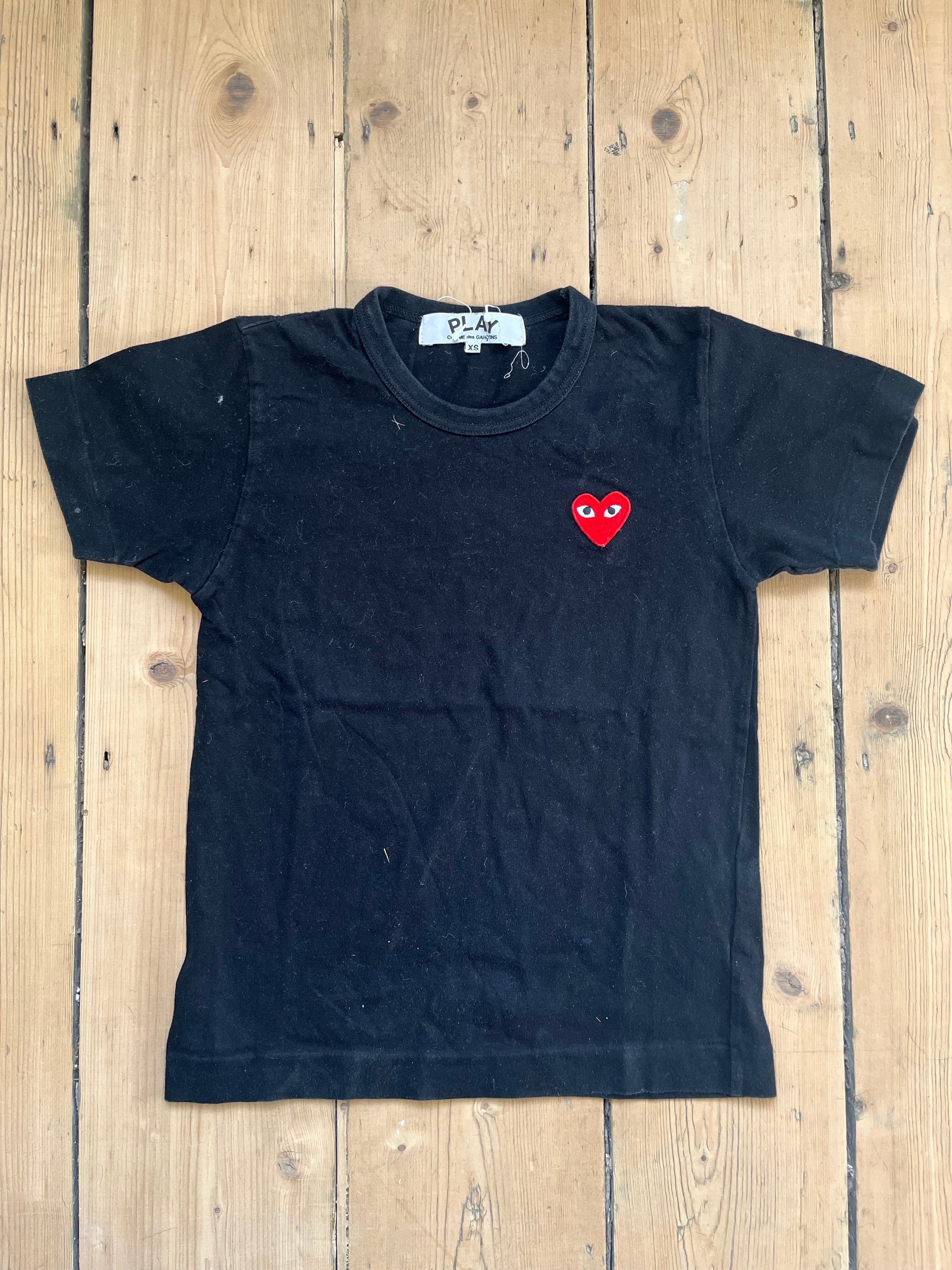 Black Commes des Garçons T-shirt XS – Braderie