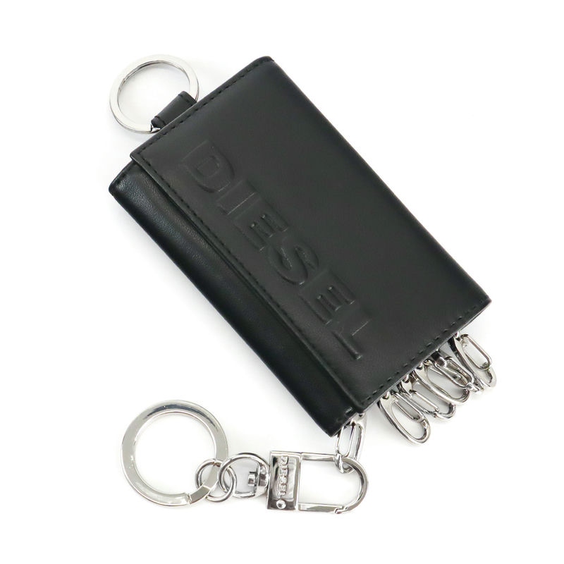 Brandol / DIESEL ディーゼル キーケース Dロゴ ブラック X09366 P1101