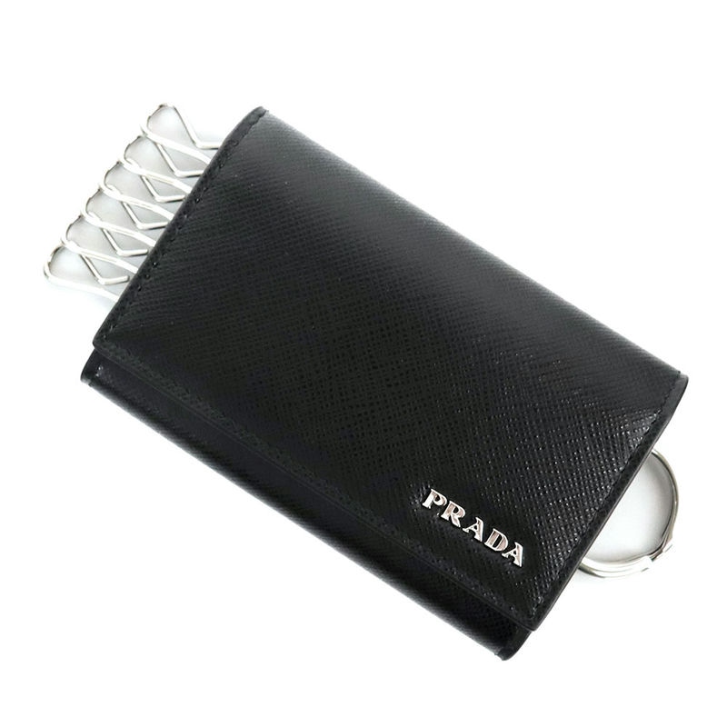 Brandol / PRADA プラダ キーケース サフィアーノ レザー ブラック