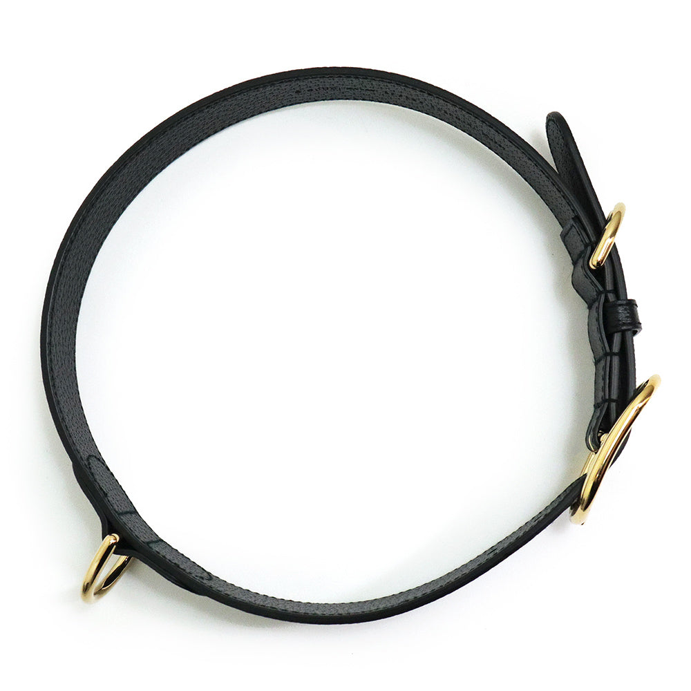 新品 GUCCI インターロッキングG ラージ ペット 愛犬 首輪 レザー L