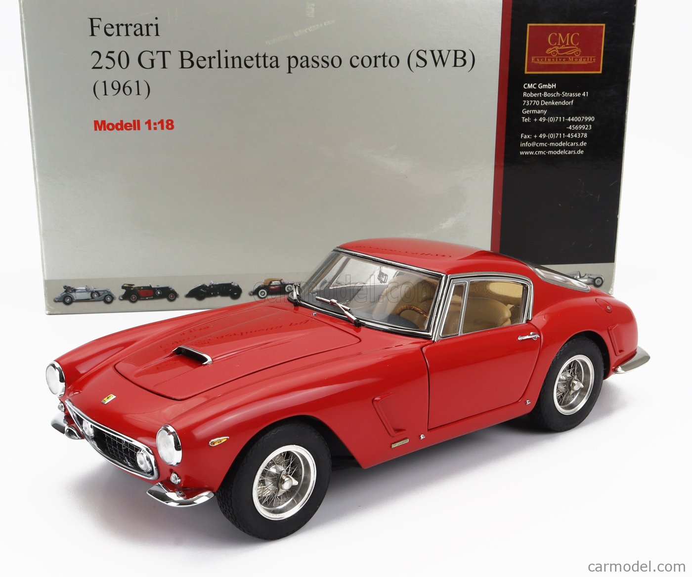 CMC フェラーリ 250GT Berlinetta (SWB) 1/18 CMC M046 Scale 1/18