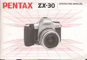 PENTAX 説明書あり Pentax ZX-30 manual, user manual, instruction manual