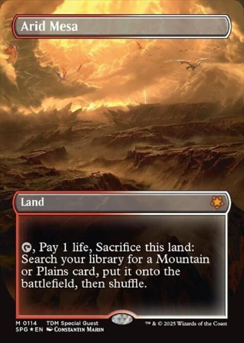 乾燥台地/Arid Mesa ドラゴンスケイル・Foil ボーダーレス 英語版 乾燥