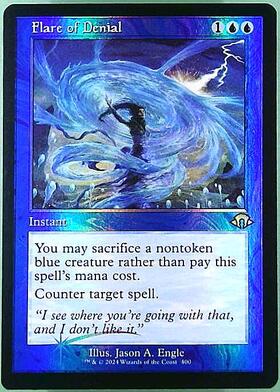 MTG【ボーダーレス】拒絶の閃光/Flare of Denial 日日日英 MTG MH3 Flare