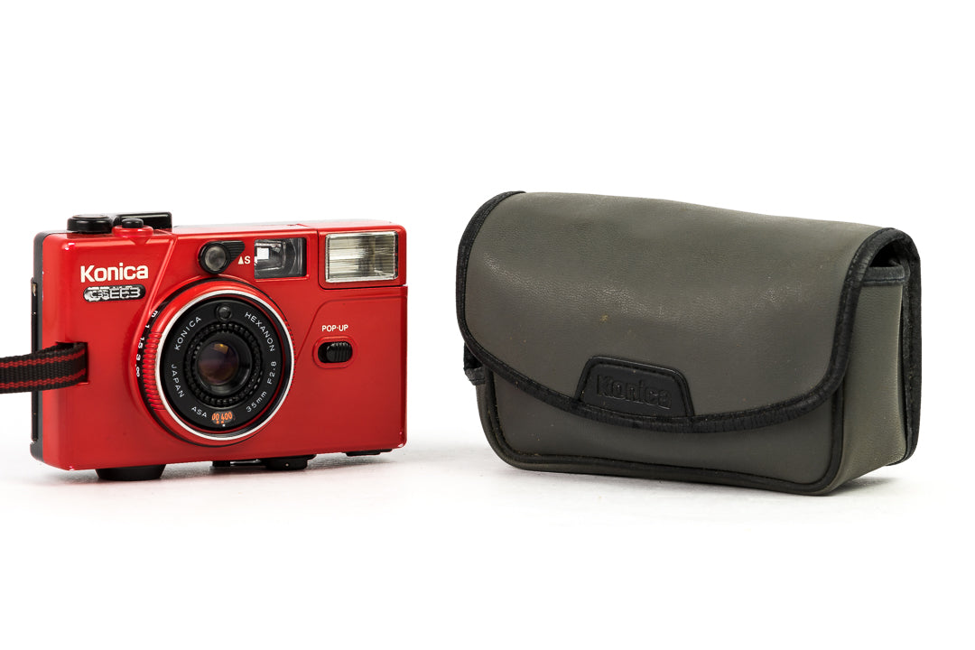 KONICA フィルムレンズ C35 EF3 レッド