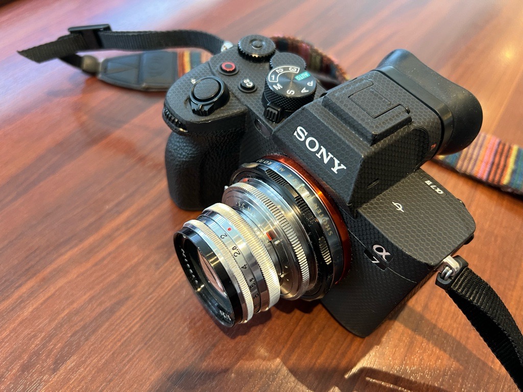 Kiev-4 + Jupier-8M 50mm F2 革ケース付き 作例あり Kiev-4 + Jupier