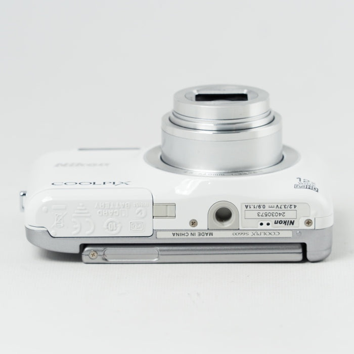 Nikon デジタルカメラ COOLPIX S6600 ナチュラルホワイト S6600WH