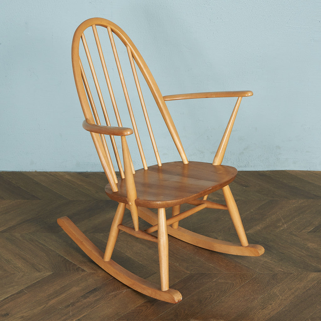 専用 9/15まで！ ヴィンテージ 木製 ロッキングチェア スピンドル