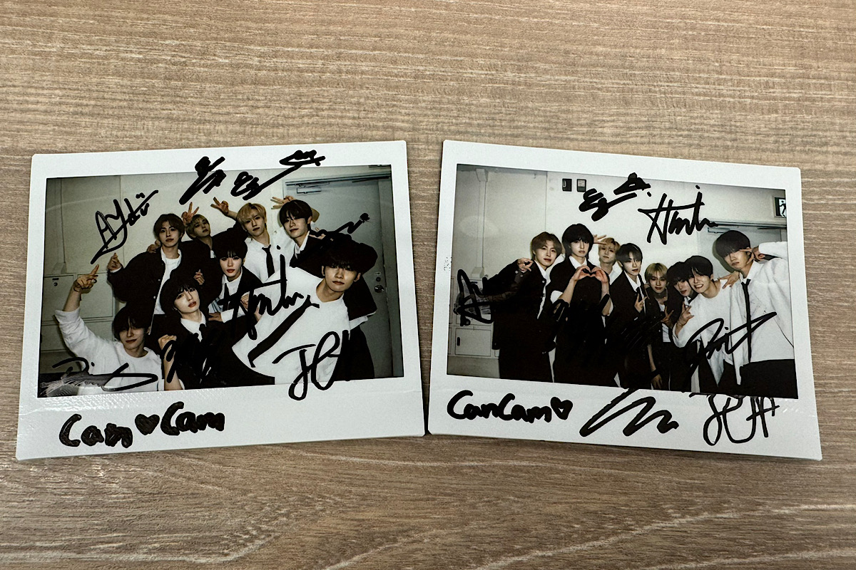 cosmosy エイメイ サイン入りポラロイド チェキ OH MY GIRL スンヒ