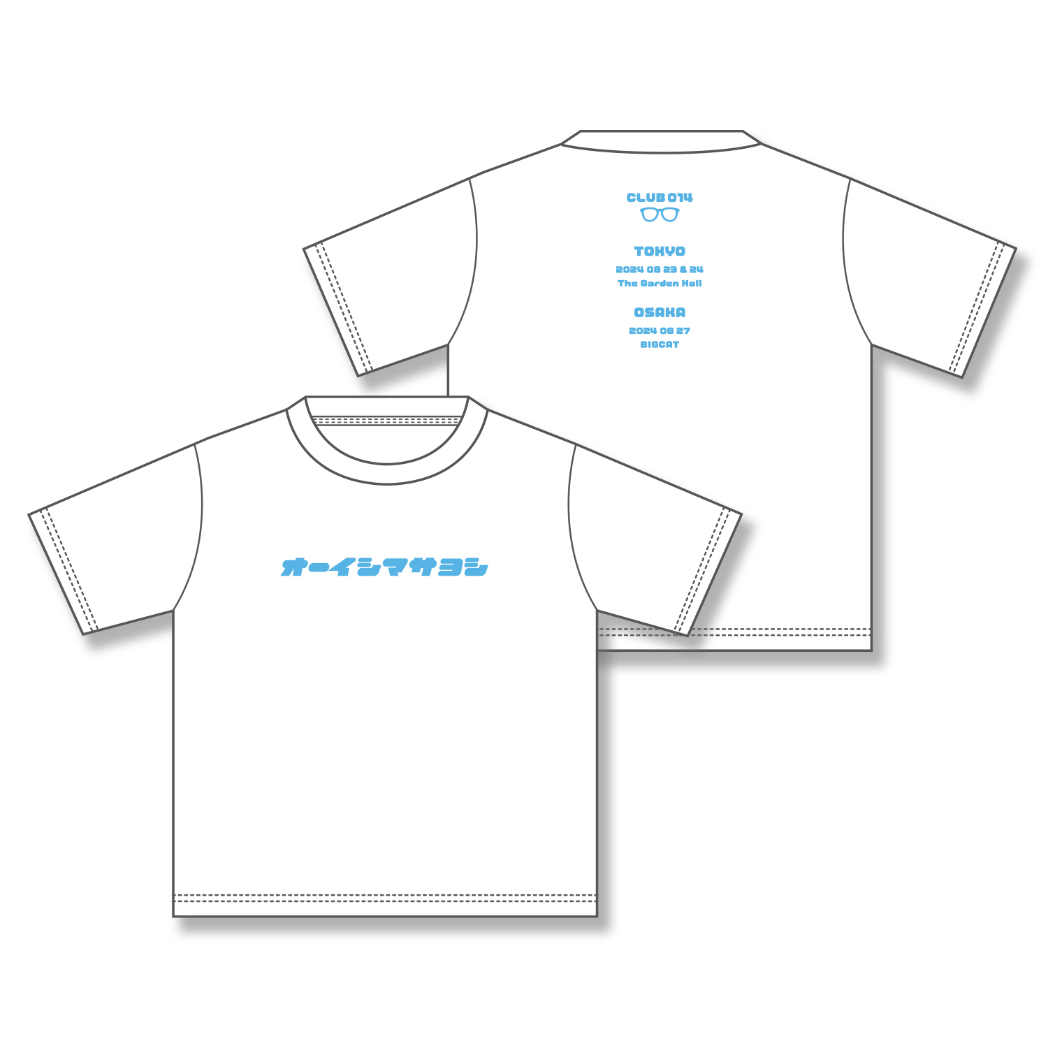 オーバーサイズTシャツ（CLUB014限定！オーイシマサヨシ デビュー10