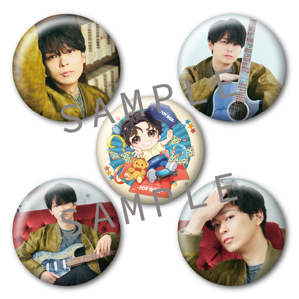 缶バッジ ランダム5種(Shunichi Toki Birthday Live 2025 -TOY BOX