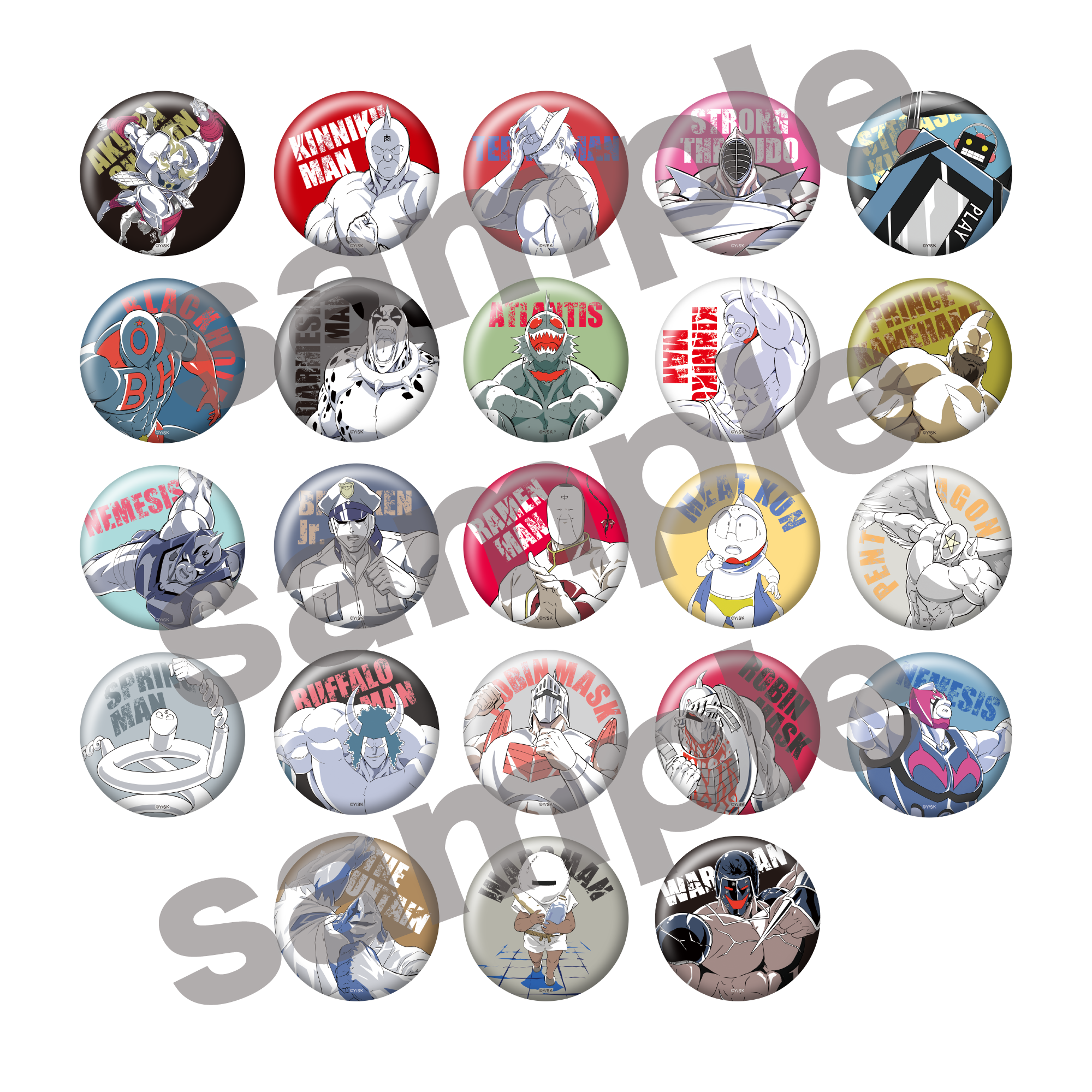 ランダム缶マグネット（キン肉マン超人祭2025） | きゃにめ