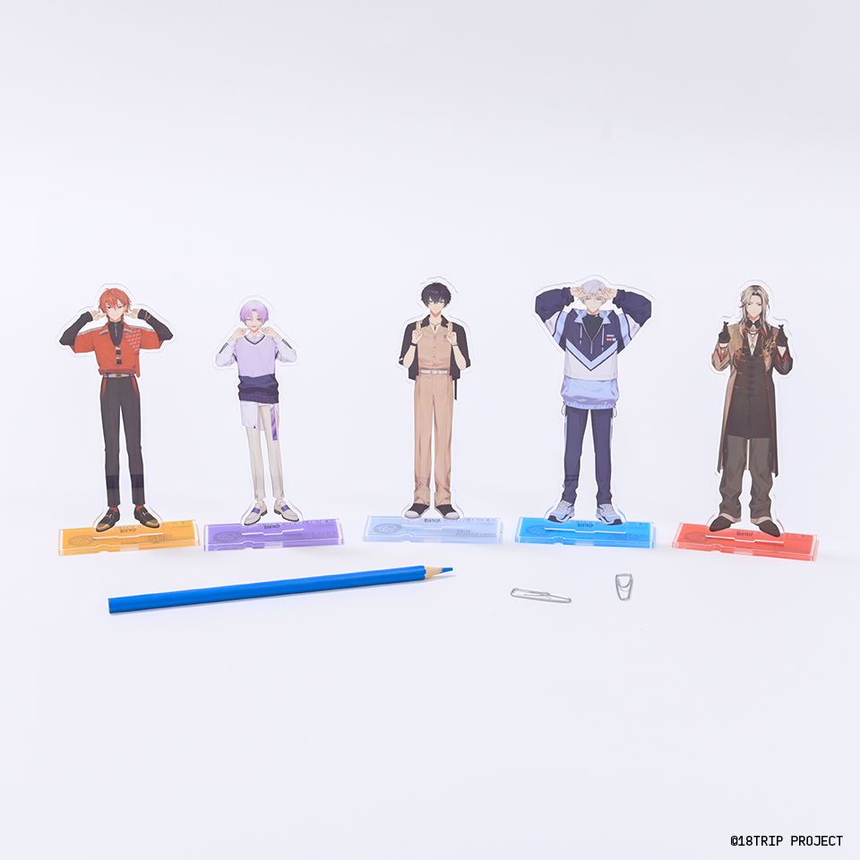 エイトリ ナムコ アクスタ 朝班セット 18TRIP エイトリ スタンド付き