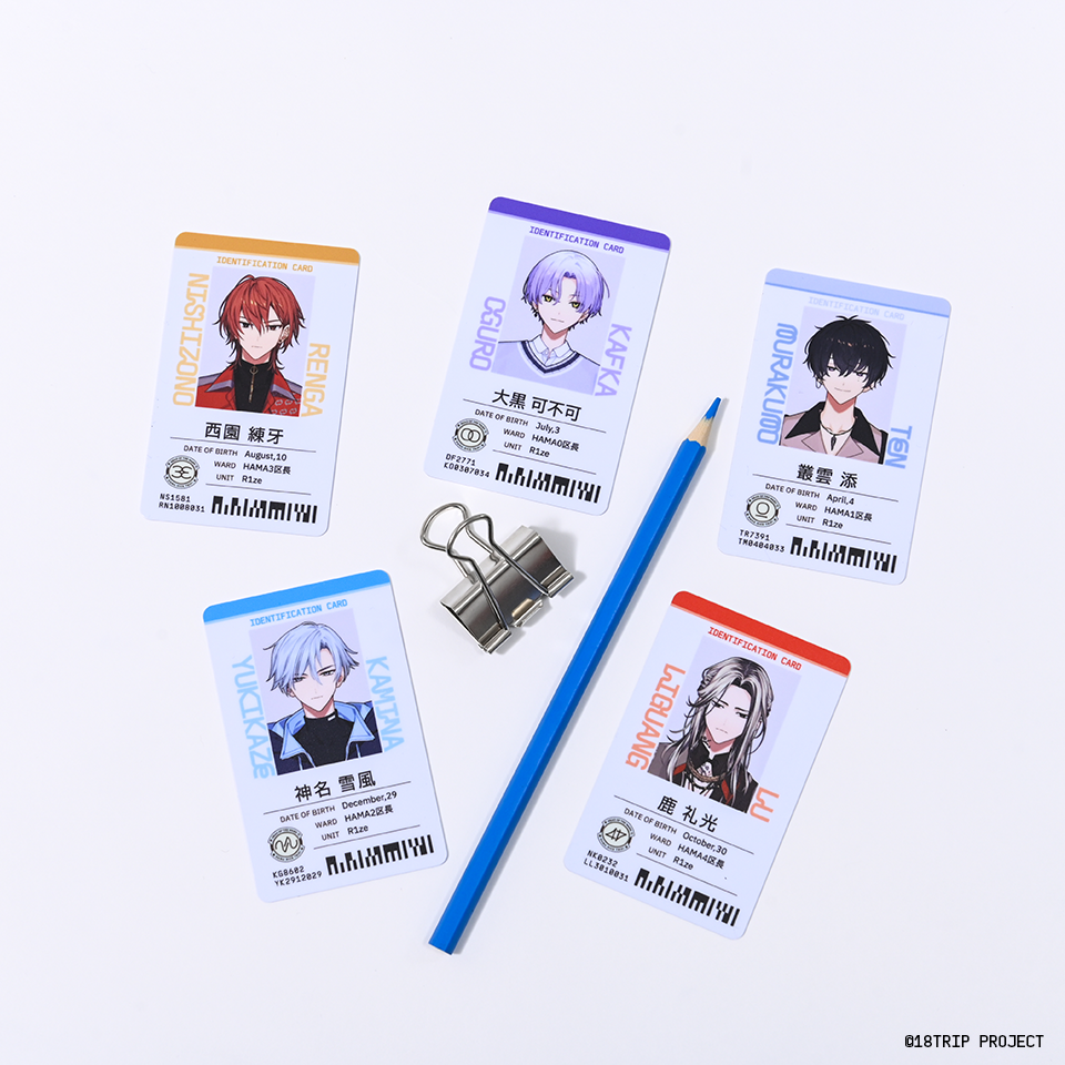 18TRIP エイトリ 百目鬼潜 社員証カード グッズ-カードケース】18TRIP