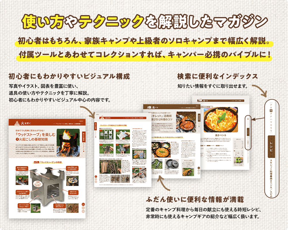 ENJOY! OUTDOOR エンジョイ!アウトドア：ホーム | アシェット