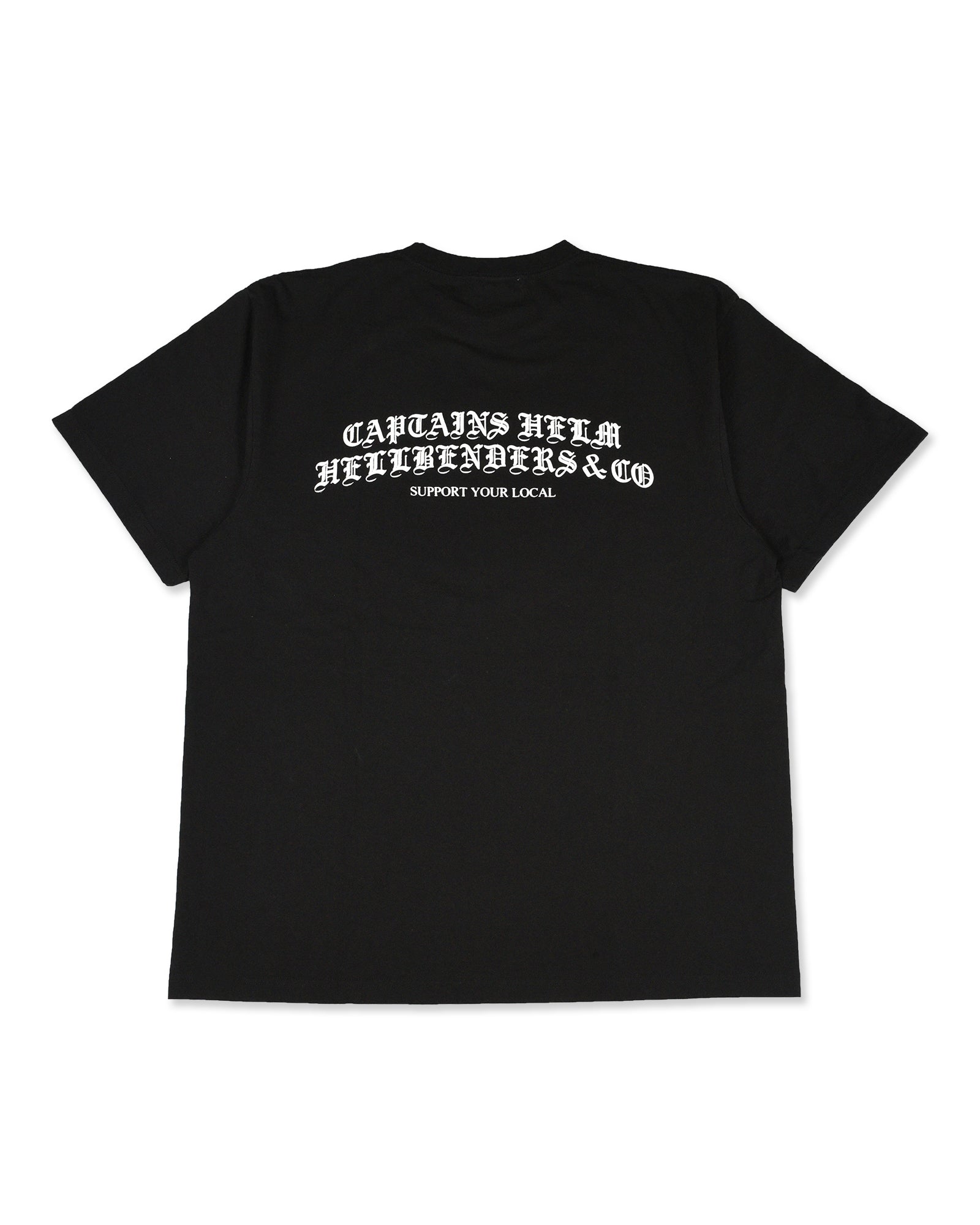 ORDER ITEM】HELLBENDERS&CO × CAPTAINS HELM #SYL LOCALS LOGO POCKET TEE