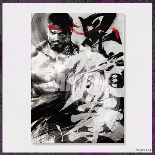ストリートファイター6 A.K.I. クリアポスター カプくじ ストリート