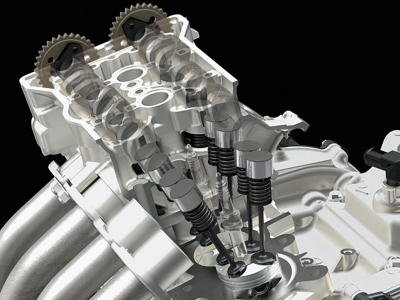 ZXR250よりもボア径もバルブ径も拡大。｜カワサキNinja ZX-25Rの