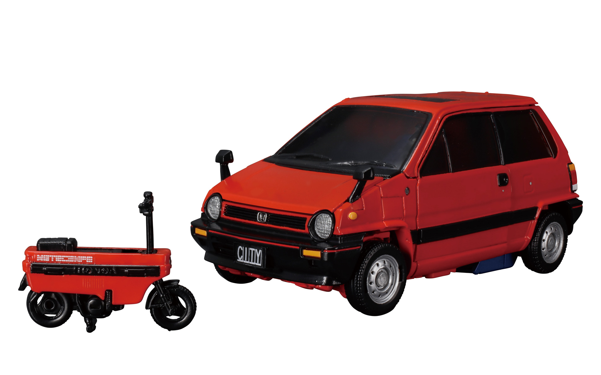 ダイアクロン カーロボット No.9 ホンダ・シティターボ 赤
