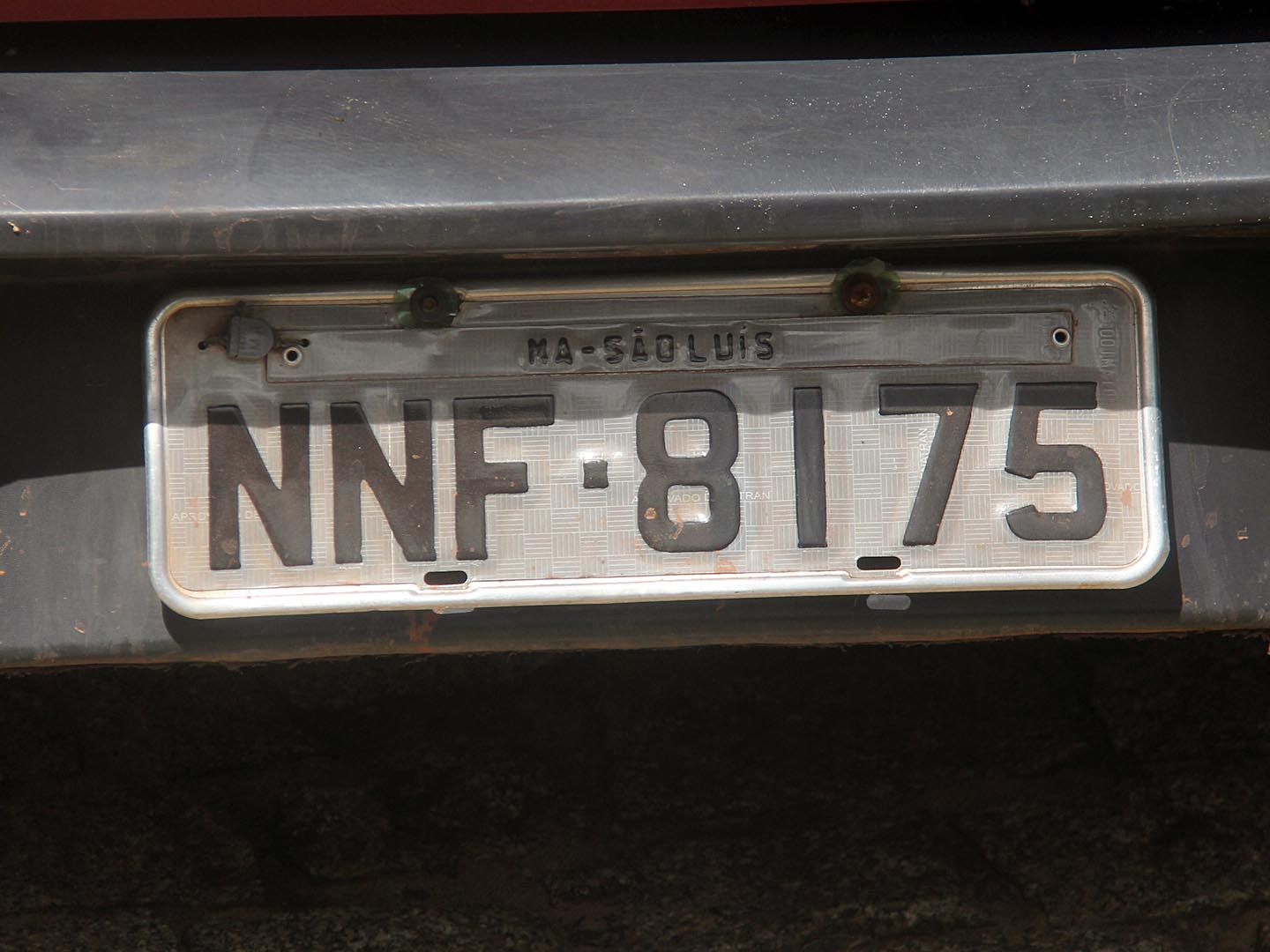 世界をドライブ ブラジルのナンバープレート Placa de carro