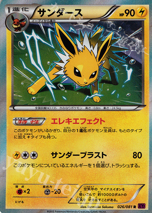 R サンダース 買取 | [XY7] バンデットリング | ポケモンカード高価