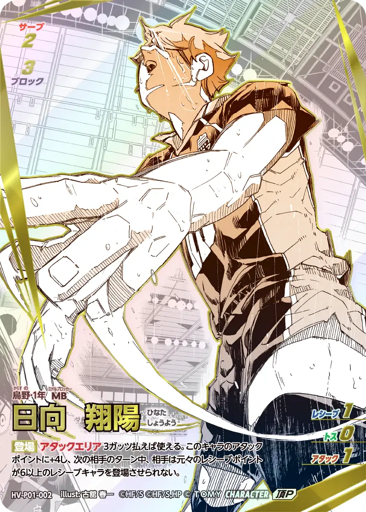 ハイキュー!!】 バボカ!! BREAK 日向翔陽 シリアル 極P 点かけあり