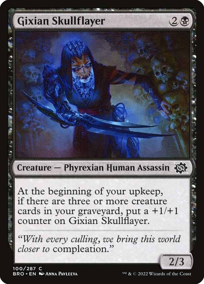 Gixian Skullflayer · The Brothers' War (BRO) #100 · Scryfall Magic
