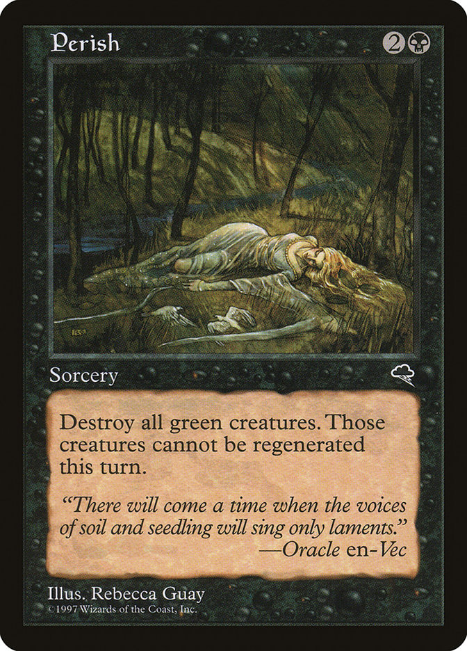 Perish · Tempest (TMP) #147 · Scryfall Magic: The Gathering Search
