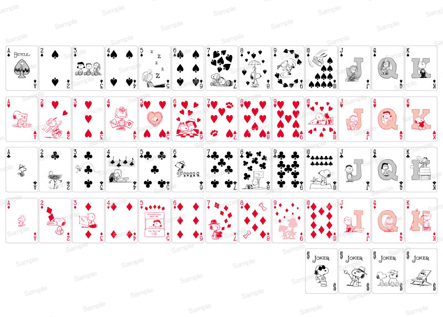 Bicycle Peanuts Everyday Playing Cards Japan Manga Cardvo Magic Cards