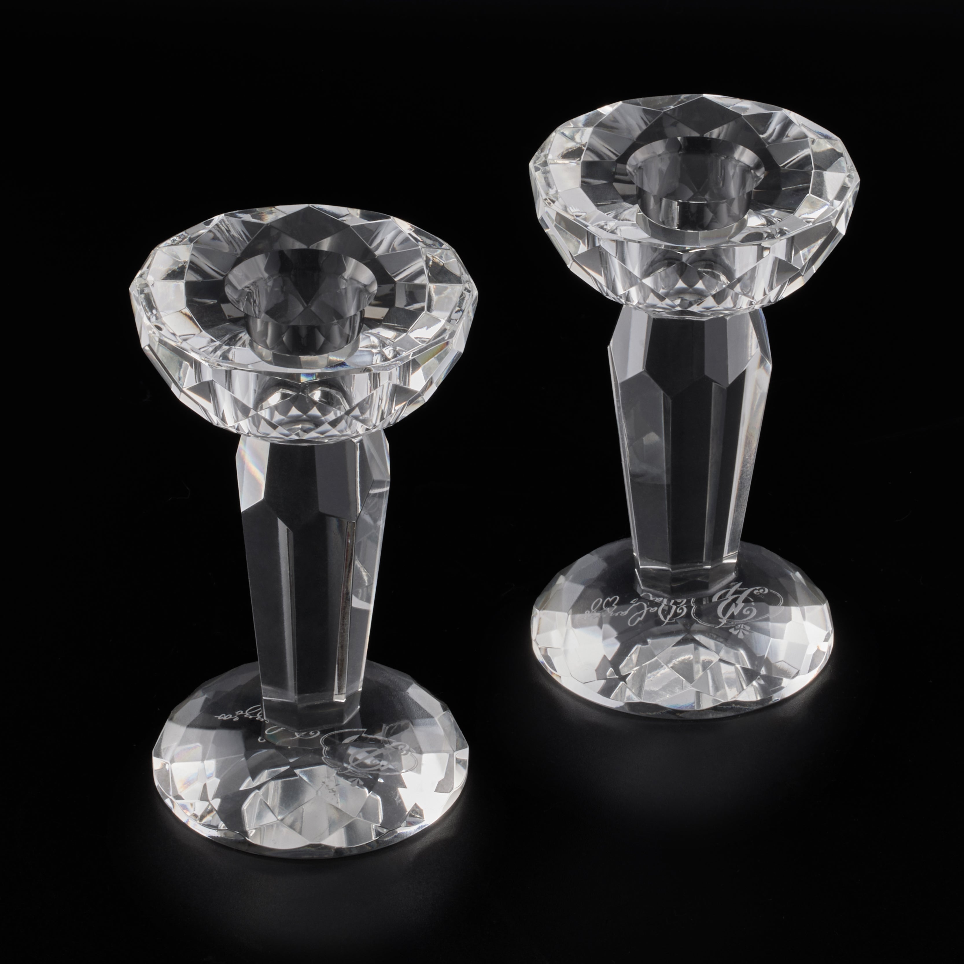 セール‼️リードクリスタル キャンドルホルダー 2個セット セール