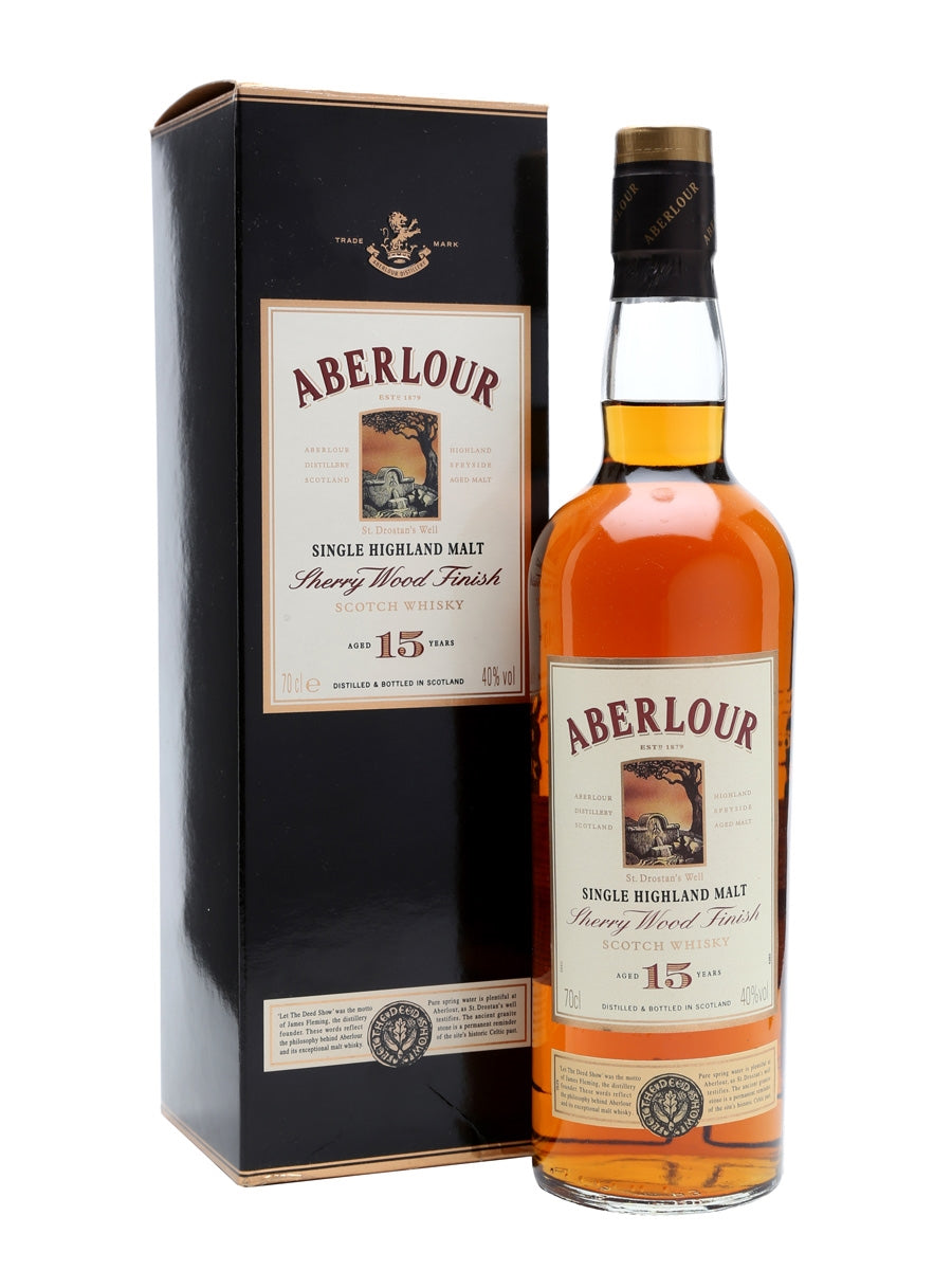 BUY] Aberlour 15 Year Old Sherry Wood Speyside Single Malt Scotch