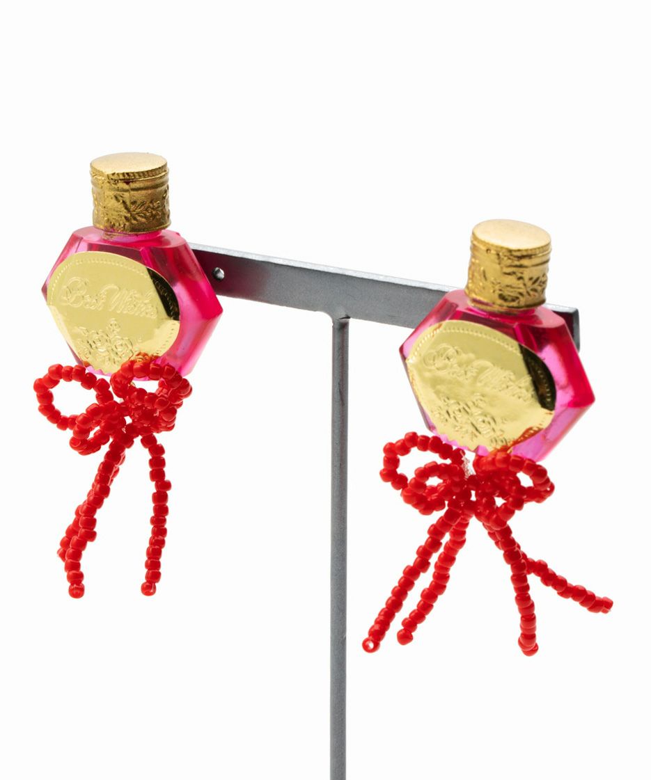 完売品 HEIHEI リボンローズブローチ RED 完売品 HEIHEI リボンローズ