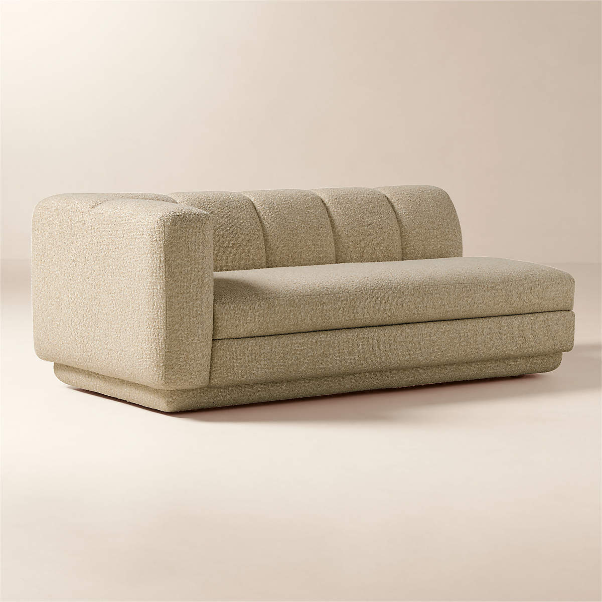 Yarrow Left-Arm Sofa Kanvas Sand | CB2