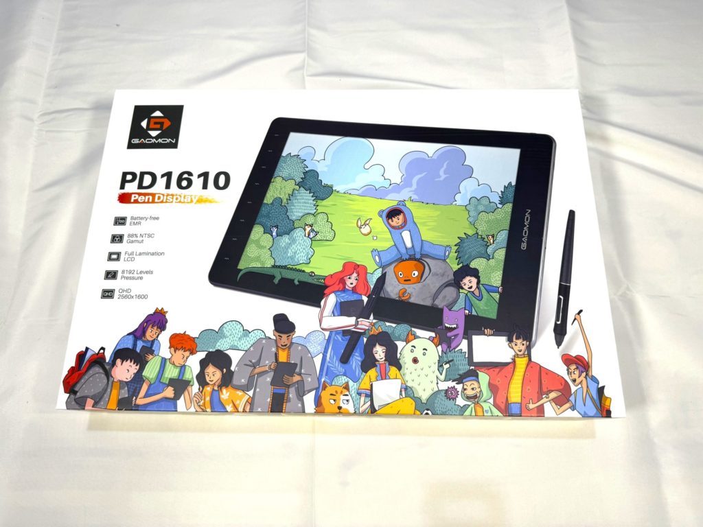 ガジェット紹介】GAOMON PD1610 – スタイリッシュなコンパクト液タブ