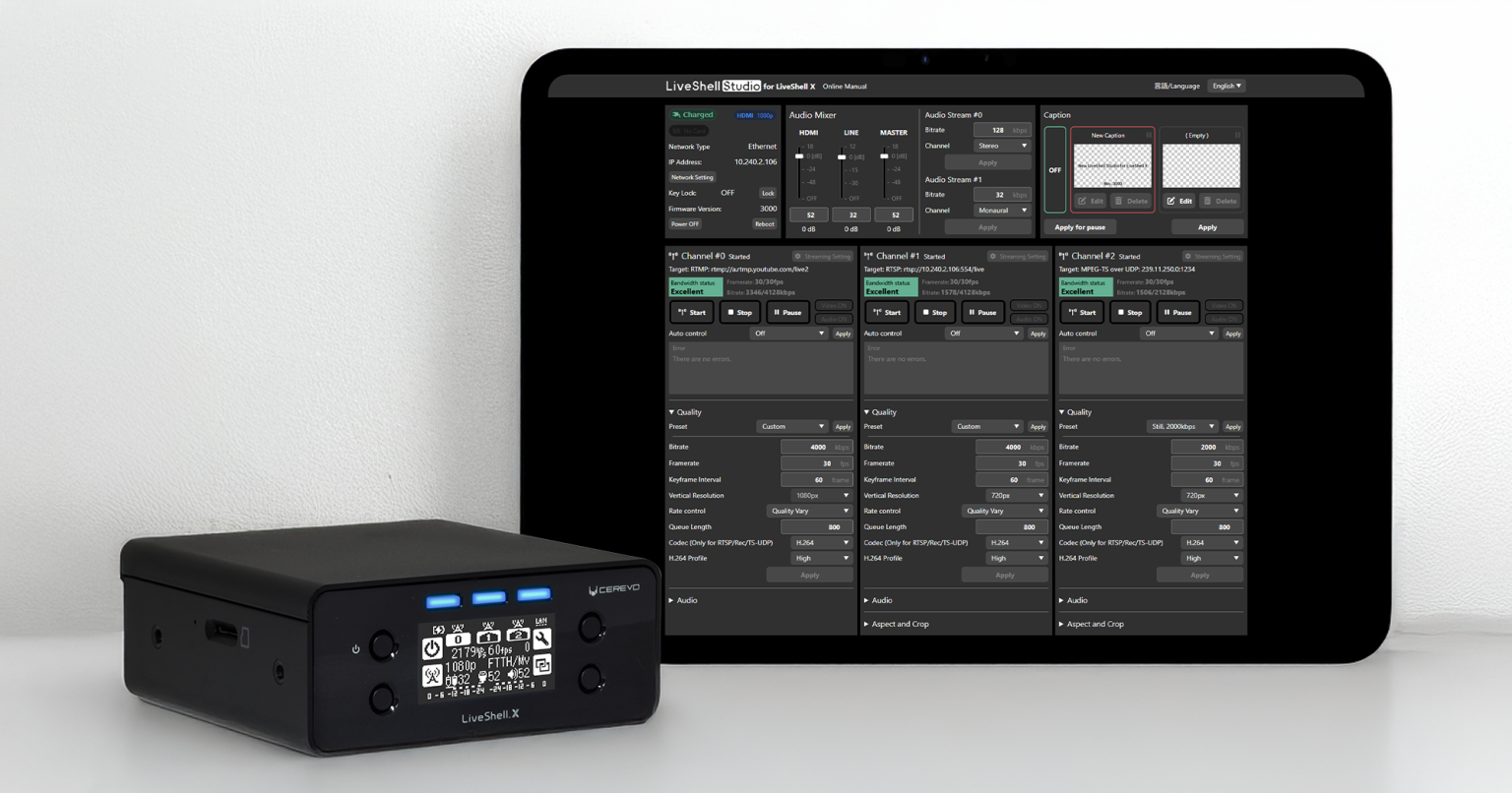 Update 16 April] LiveShell X New Live Streaming System Firmware