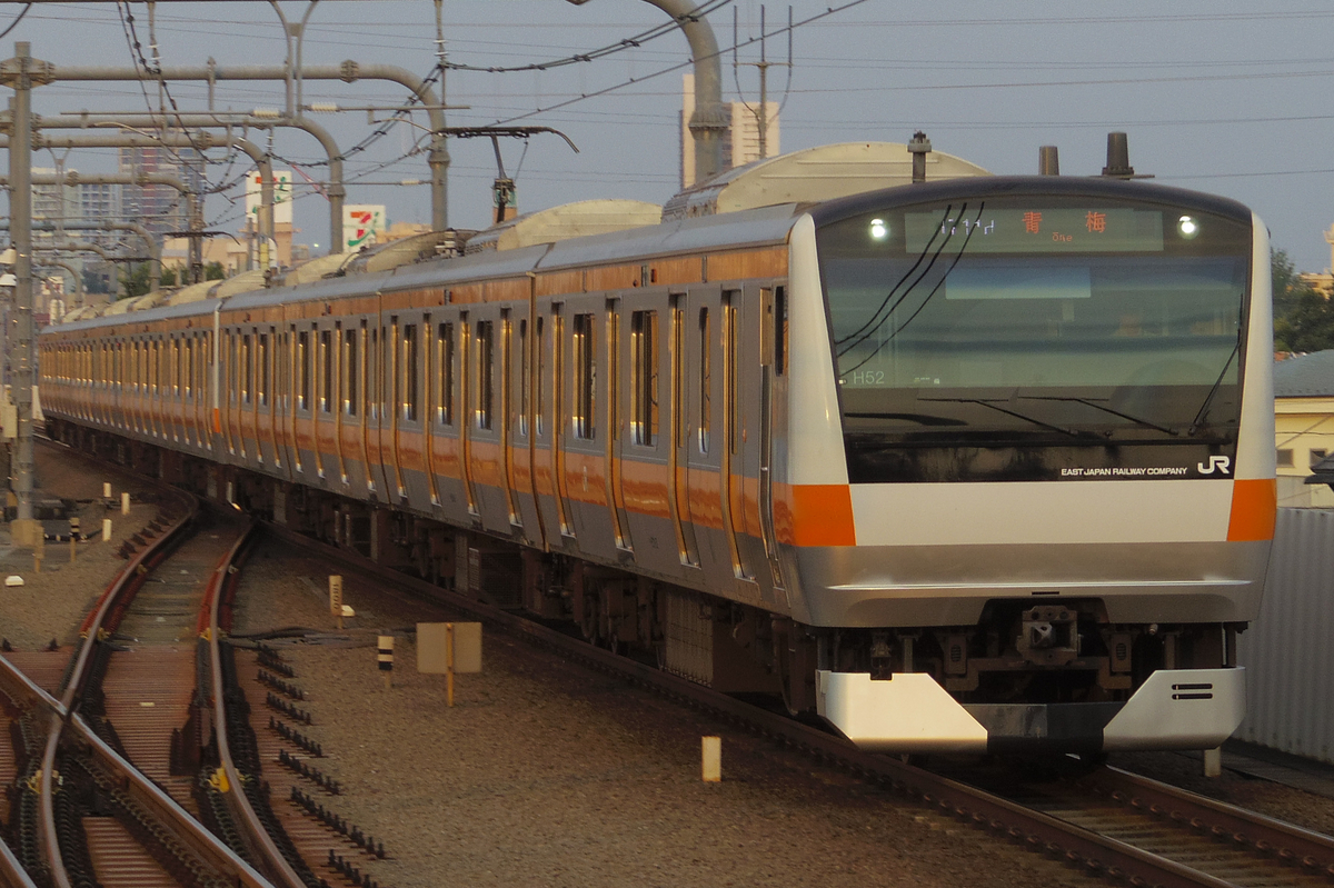 中央線E233系0番台 10両の姿の振返り？ H編成とおまけの青編成。 - ひ