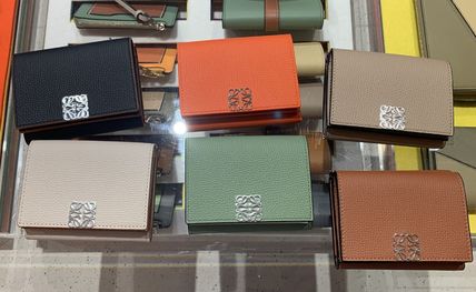 LOEWE ロエベ アナグラム トライフォールド ウォレット 三つ折り タン