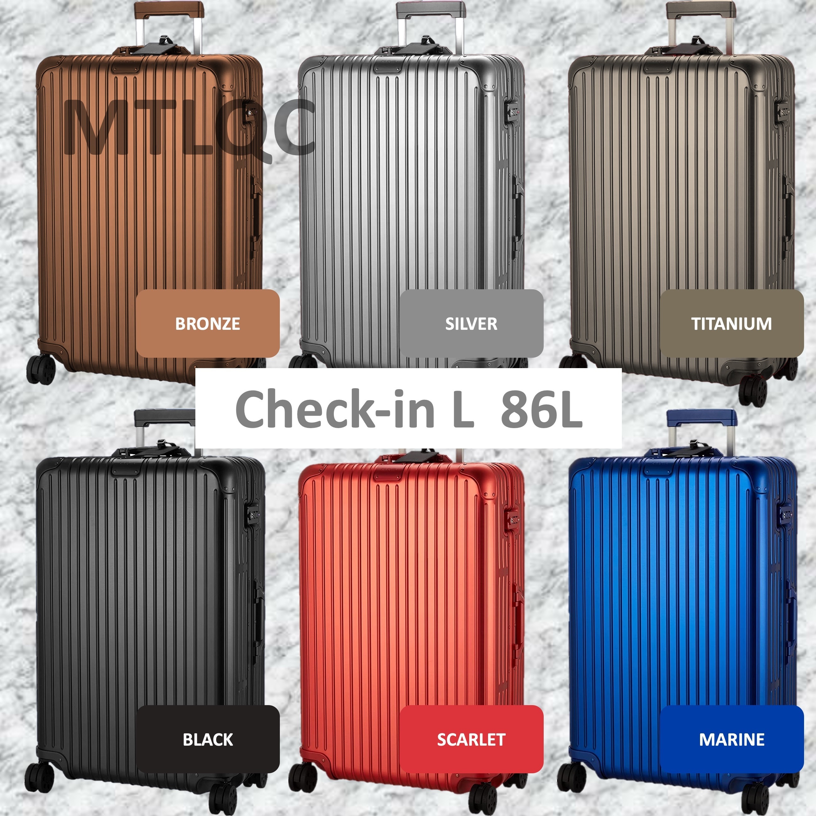 最終お値下げ‼️RIMOWAトパーズチタニウム 85L Check-In L RIMOWA