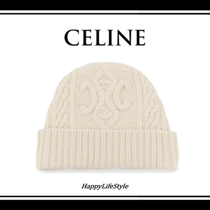 CELINE アイボリー ニット帽 楽天市場】【8/15～18限定・最大2万円OFF
