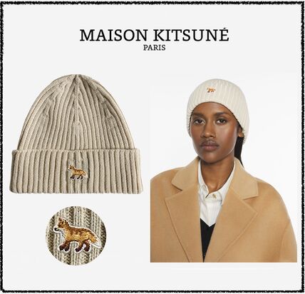 MAISON KITSUNE(メゾンキツネ) ニットキャップ・ビーニー(レディース