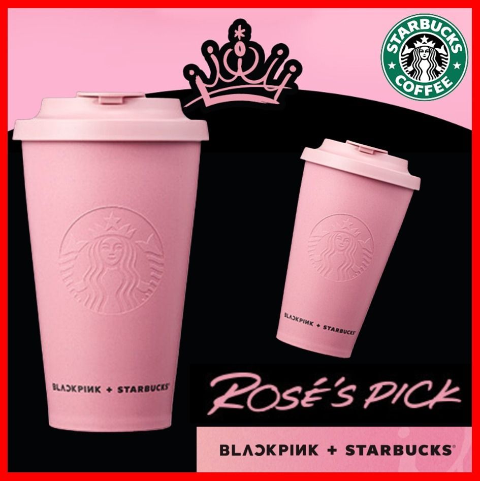 BLACKPINK Starbucks限定コラボ ピンクタンブラー 海外限定品 【公式通販】