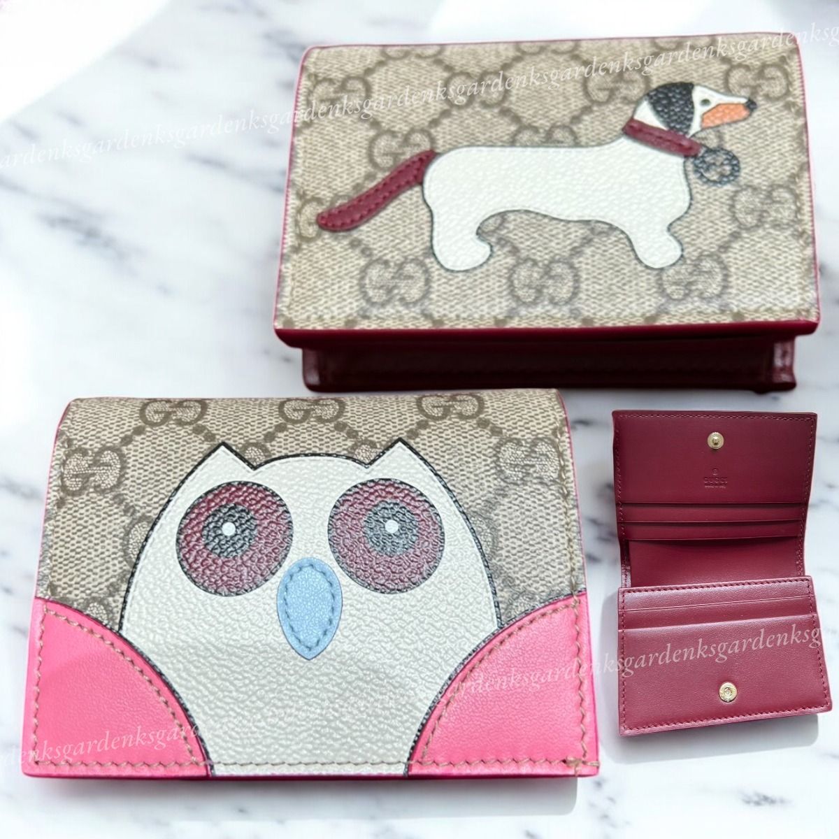 5 GUCCI オースビットラミネートレザー ミニウォレット 5 GUCCI オース