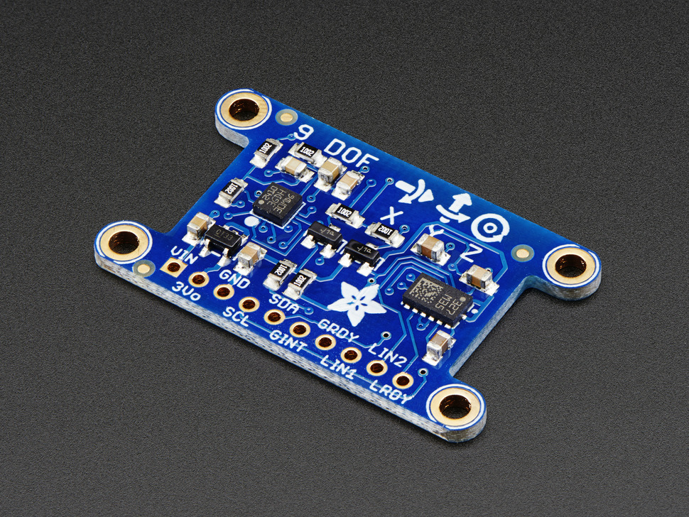Adafruit 9-DOF IMU Breakout - L3GD20H + LSM303 : Adafruit