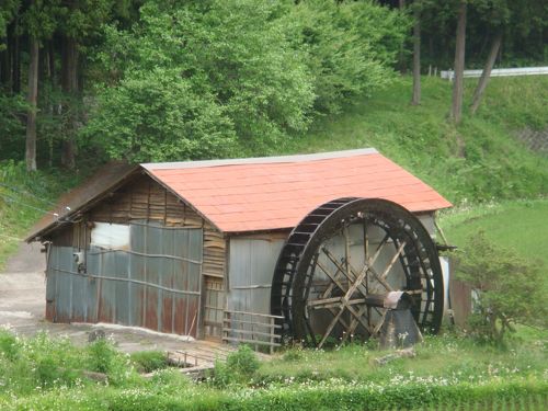 669 「大室の水車小屋」「筝路（ことじ）そば」 「高＊(たかお)神社