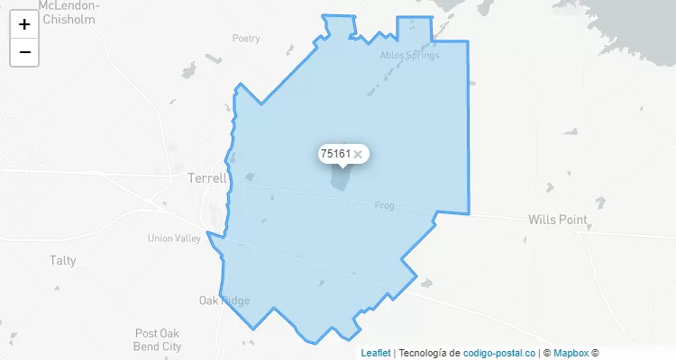 75161 ZIP Code - United States