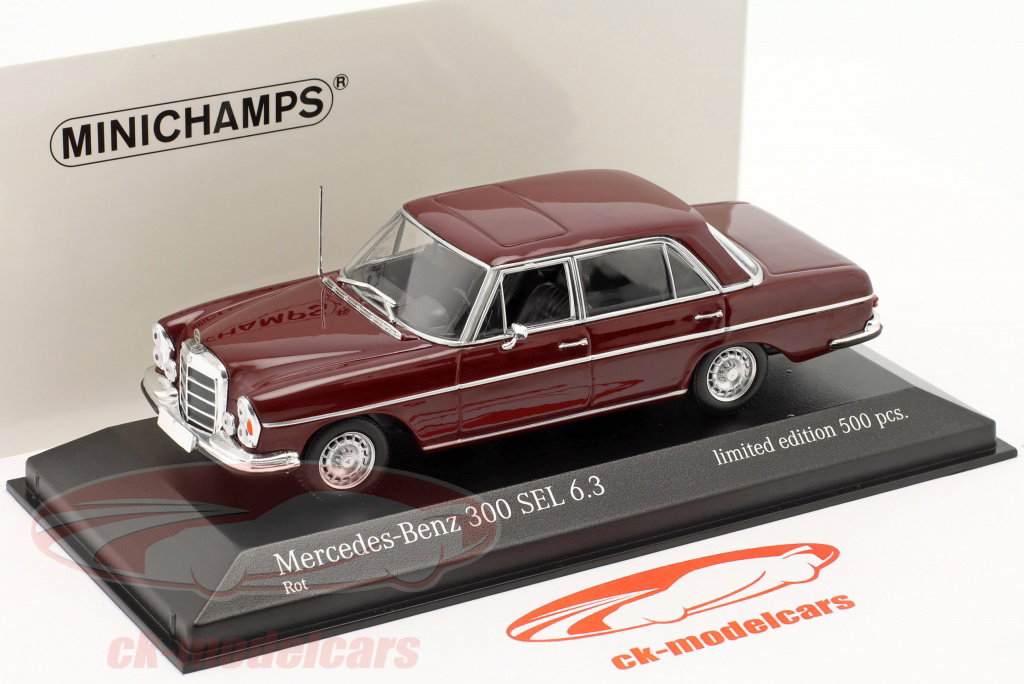 Minichamps 1:43 Mercedes-Benz 300 SEL 6.3 (W109) 建設年 1968 暗