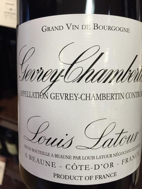 1983 Louis Latour Gevrey-Chambertin - CellarTracker