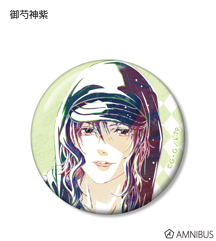 K MISSING KINGS 御芍神 紫 缶バッジ K MISSING KINGS 御芍神 紫 缶