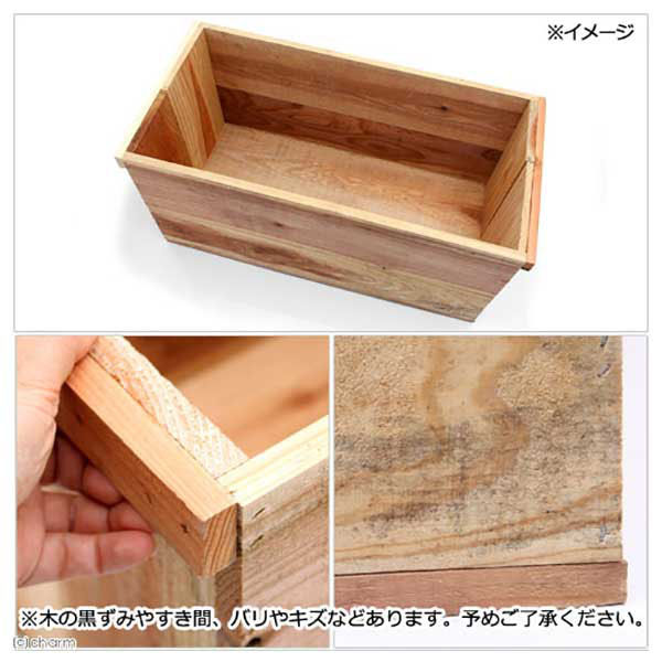 リーフ 新りんご箱+木箱 3点セット 無塗装 213804 1セット（直送品