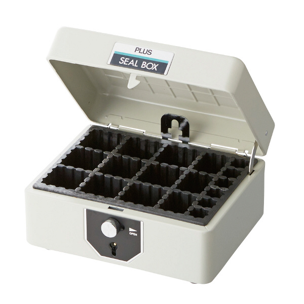 プラス スチール印箱 小 SB-005 37164 - アスクル